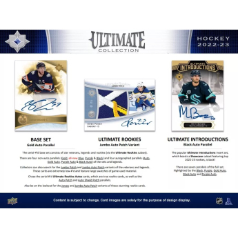 NHL pudełka karty hokejowe NHL 2022-23 Upper Deck Ultimate Hobby Box