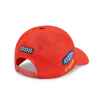Ayrton Senna czapka baseballówka Legacy Patchwork red 2024