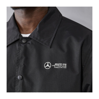 Mercedes AMG Petronas kurtka męska Coach black F1 Team 2024