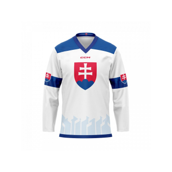 Reprezentacje hokejowe hokejowa koszulka meczowa Slovakia Juraj Slafkovský #20 CCM Hockey fan white