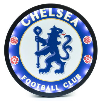 Chelsea logo na ścianę Metal LED Logo Sign