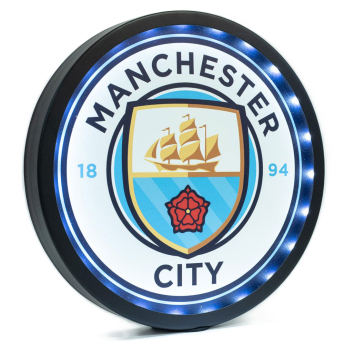 Manchester City logo na ścianę Metal LED Logo Sign