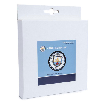 Manchester City logo na ścianę Metal LED Logo Sign