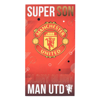 Manchester United życzenia urodzinowe Super Son Birthday Card