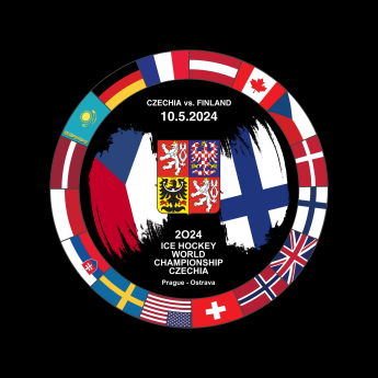 Reprezentacje hokejowe krążek Ice Hockey World Championship Czechia MS 2024 Dueling 10.5.2024 Czechia vs. Finland