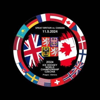 Reprezentacje hokejowe krążek Ice Hockey World Championship Czechia MS 2024 Dueling 11.5.2024 Great Britain vs. Canada