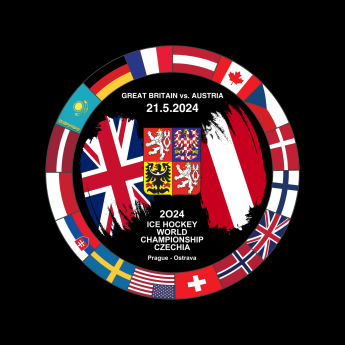Reprezentacje hokejowe krążek Ice Hockey World Championship Czechia MS 2024 Dueling 21.5.2024 Austria vs. Great Britain