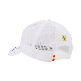 Ferrari dziecięca czapka baseballowa Sainz Barcelona F1 Team 2024