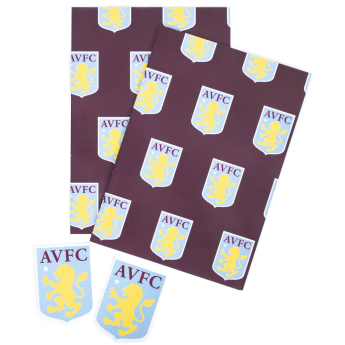 Aston Vila papier podarunkowy Text
