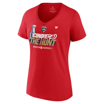 Florida Panthers koszulka damska 2024 Stanley Cup Champions Celebration V-Neck