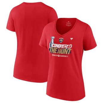 Florida Panthers koszulka damska 2024 Stanley Cup Champions Celebration V-Neck