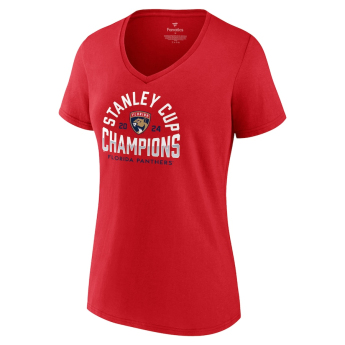 Florida Panthers koszulka damska 2024 Stanley Cup Champions Signature Roster V-Neck