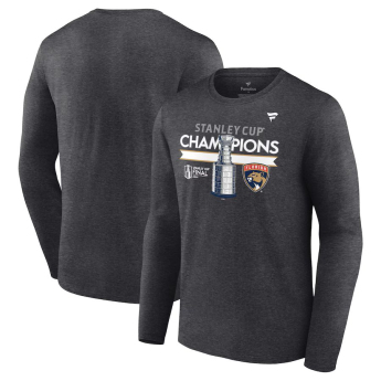 Florida Panthers męska koszulka z długim rękawem 2024 Stanley Cup Champions Locker Room Long Sleeve
