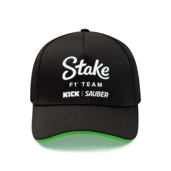Stake Kick Sauber dziecięca czapka baseballowa Drivers black F1 Team 2024