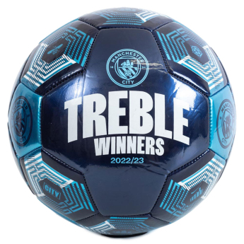 Manchester City piłka Treble Winners