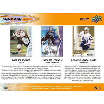 NHL pudełka karty hokejowe NHL 2023-24 Upper Deck Synergy Hobby Box