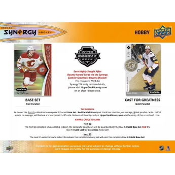 NHL pudełka karty hokejowe NHL 2023-24 Upper Deck Synergy Hobby Box