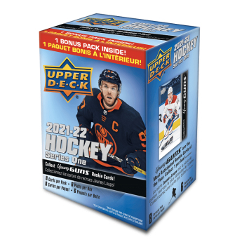 Hokejové Karty NHL 2021-22 Upper Deck Series 1 Blaster Box