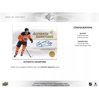 NHL pudełka karty hokejowe NHL 2021-22 Upper Deck SP Blaster Box