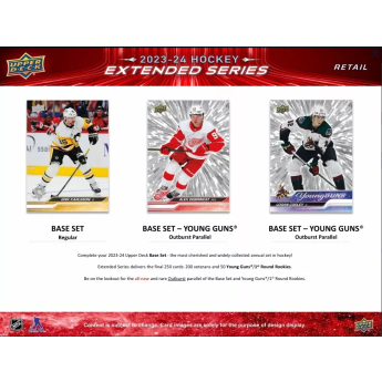 NHL pudełka karty hokejowe NHL 2023-24 Upper Deck Extended Series Hockey Blaster Box