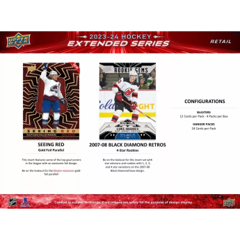 NHL pudełka karty hokejowe NHL 2023-24 Upper Deck Extended Series Hockey Blaster Box