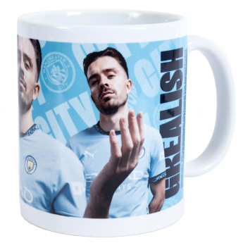Manchester City kubek Grealish white