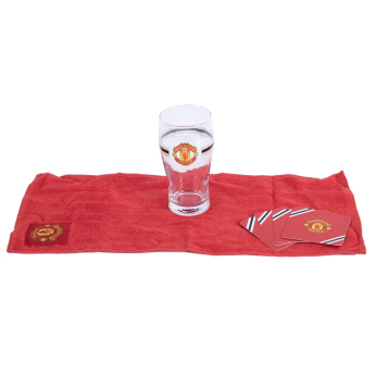 Manchester United zestaw barowy Core Stripe