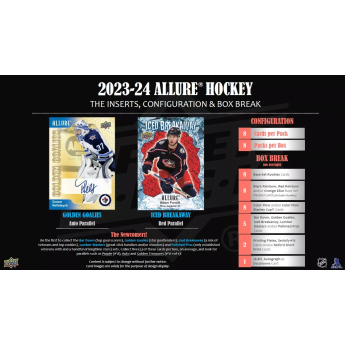 NHL pudełka karty hokejowe NHL 2023-24 Upper Deck Allure Hobby Box