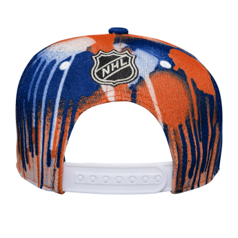 Edmonton Oilers dziecięca czapka flat Paint Splatter Fashion Snapback