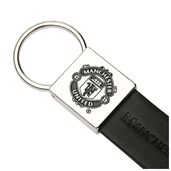Manchester United brelok do kluczy black Faux