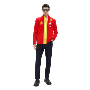 Ferrari kurtka męska Driver Softshell red F1 Team 2024