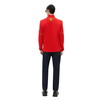 Ferrari kurtka męska Driver Softshell red F1 Team 2024