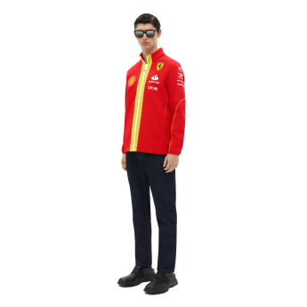 Ferrari kurtka męska Driver Softshell red F1 Team 2024