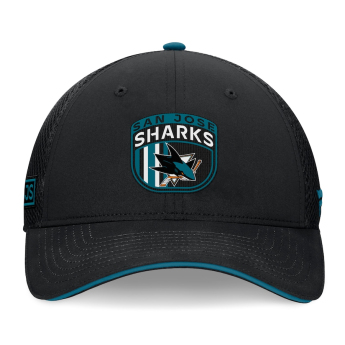 San Jose Sharks czapka baseballówka 2024 Draft NHL On Stage Trucker Adjustable Hat
