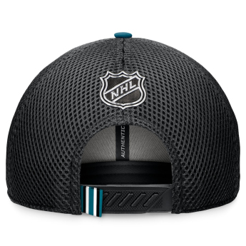 San Jose Sharks czapka baseballówka 2024 Draft NHL On Stage Trucker Adjustable Hat
