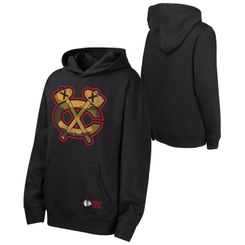 Chicago Blackhawks dziecięca bluza z kapturem Down To The Wire Po Fleece Hood