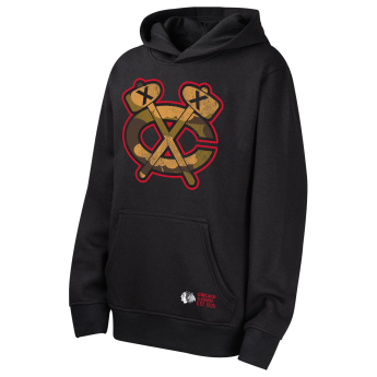 Chicago Blackhawks dziecięca bluza z kapturem Down To The Wire Po Fleece Hood