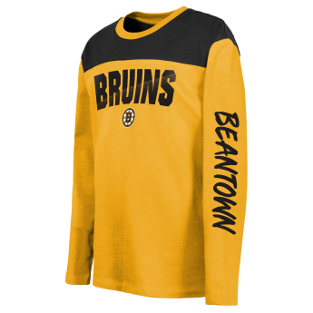 Boston Bruins dziecięcka koszulka z długim rękawem Unbeaten Run Ls Crew Nk Tee