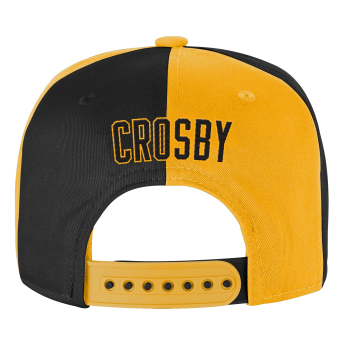 Pittsburgh Penguins dziecięca czapka baseballowa Sidney Crosby Pandemonium Tonal Flat Brim Sn