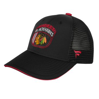 Chicago Blackhawks dziecięca czapka baseballowa 2024 Draft NHL On Stage Trucker Adjustable Hat