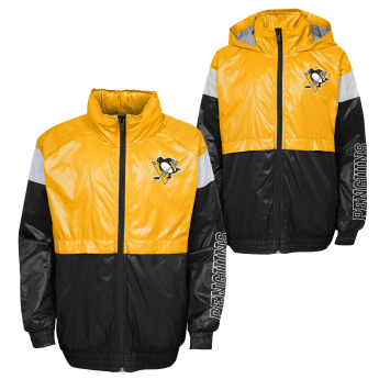 Pittsburgh Penguins Dziecięca kurtka goal line stance full-zip windbreaker