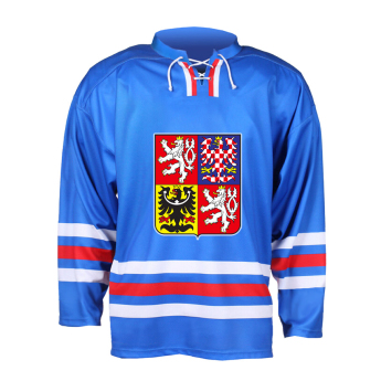 Reprezentacje hokejowe hokejowa koszulka meczowa Lukáš Dostál #1 2023/2024 CCM Fandres replica - blue