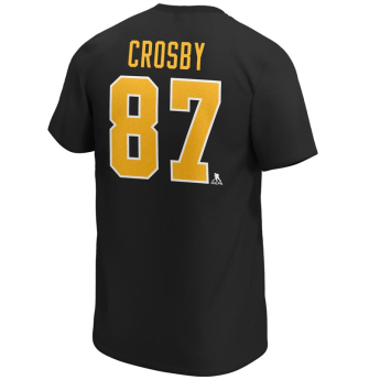 Pittsburgh Penguins koszulka męska Sidney Crosby Iconic Name & Number Graphic black