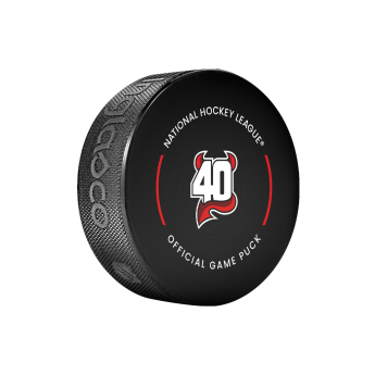 New Jersey Devils krążek Official Game Puck 2022-2023 40th Anniversary
