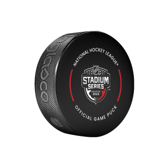 NHL produkty krążek 2023 NHL Stadium Series Raleigh Official Game