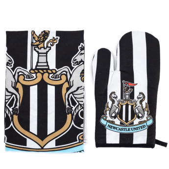 Newcastle United rękawice kuchenne i fartuch Stripe design