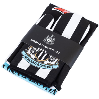 Newcastle United rękawice kuchenne i fartuch Stripe design