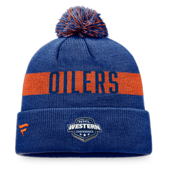 Edmonton Oilers czapka zimowa Fundamental Beanie Cuff with Pom