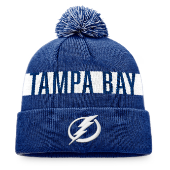 Tampa Bay Lightning czapka zimowa Fundamental Beanie Cuff with Pom