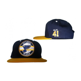 St. Louis Blues czapka flat baseballówka #41 Halak Snapback